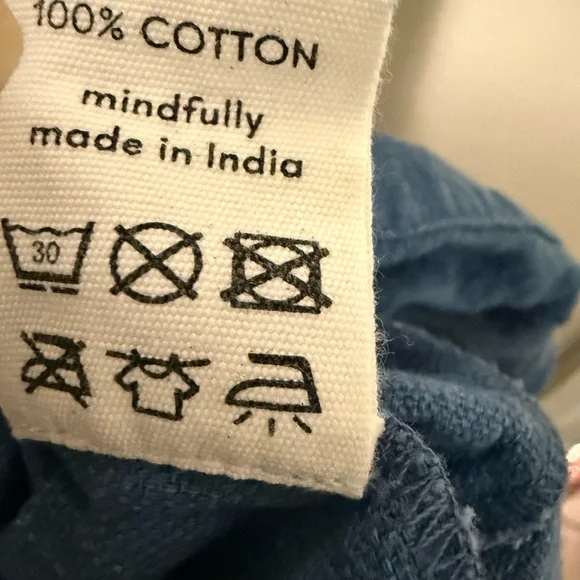 NYMANE WYLDER ROMPER INDIGO COTTON XS - Picture 8 of 8